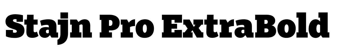 Stajn Pro ExtraBold